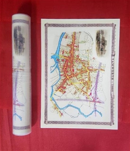 Tamworth 1885 - Old Map Supplied Rolled in a Clear Two Part Screw Presentation Tube - Print Size 45cm x 32cm -  - Books - Mapseeker Digital Ltd - 9781844917600 - April 26, 2023