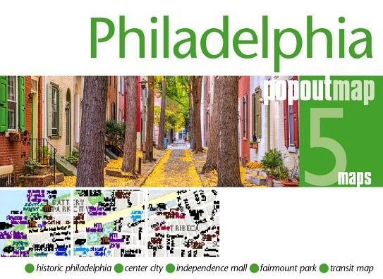 Popout Maps: Philadelphia - Popout Map - Bøger - PopOut Maps - 9781910218600 - 2. juli 2018
