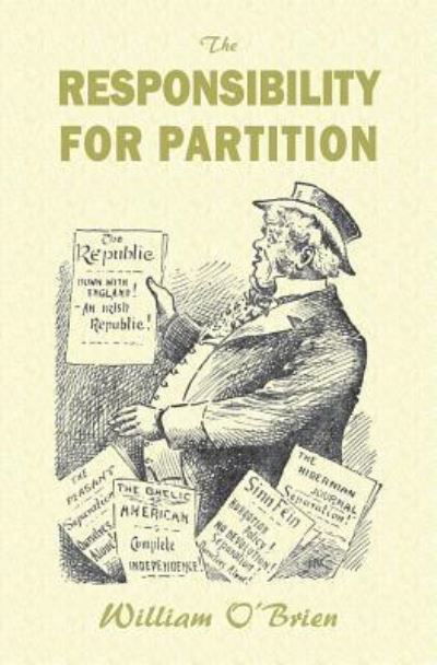 Cover for Professor of Archaeology William O'Brien · The Responsibility for Partition (Paperback Book) (2017)