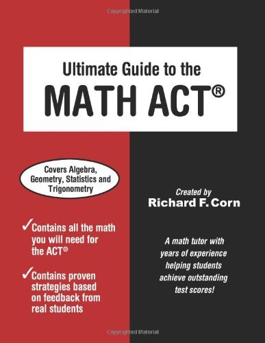Cover for Richard F Corn · Ultimate Guide to the Math ACT (Paperback Book) (2012)