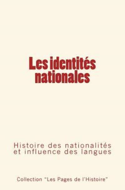 Cover for Élisée Reclus · Les identites nationales (Pocketbok) (2016)