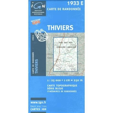 Cover for Thiviers (Map) (2010)