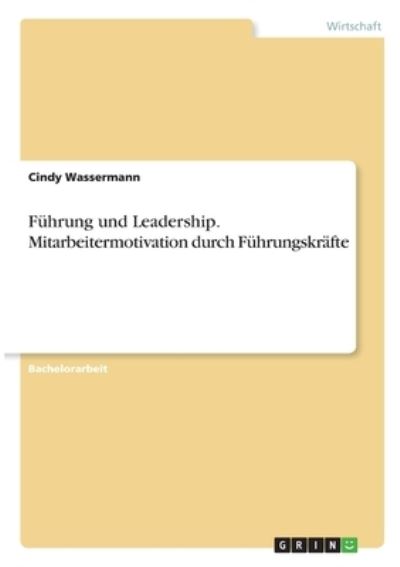 Cover for Wassermann · Führung und Leadership. Mita (N/A)