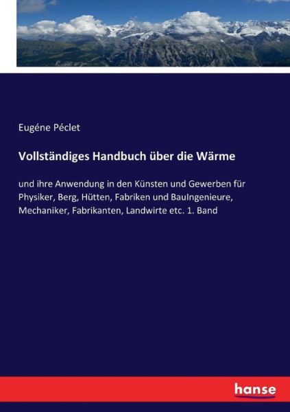 Cover for Péclet · Vollständiges Handbuch über die (Book) (2017)