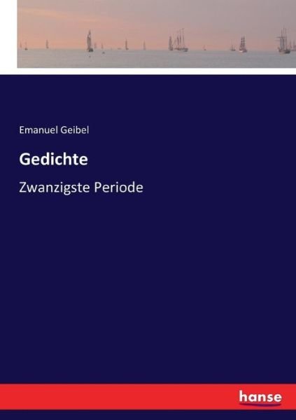 Cover for Geibel · Gedichte (Bok) (2017)