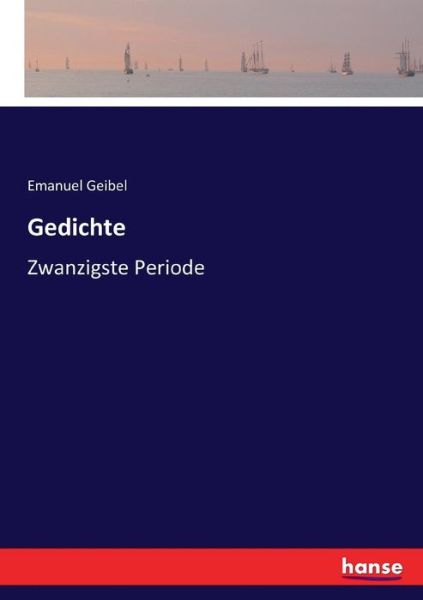 Cover for Geibel · Gedichte (Book) (2017)