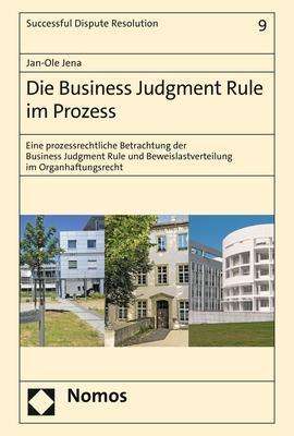 Cover for Jena · Die Business Judgment Rule im Proz (Book) (2020)