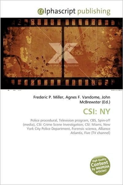Cover for CSI · Ny (Book) (2010)