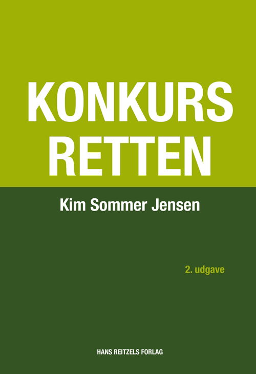 Cover for Kim Sommer Jensen · Konkursretten (Sewn Spine Book) [2nd edition] (2019)