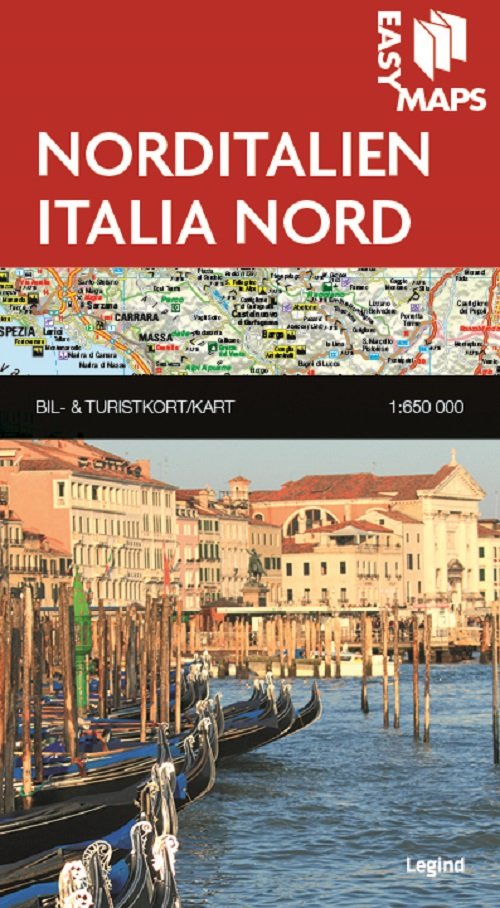 Easy Maps - Norditalien - Legind A/S - Boeken - Legind - 9788771551600 - 15 april 2015