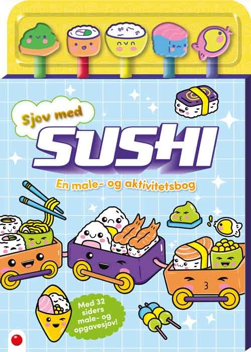 Aktivitetsbog med blyanter: Sjov med sushi (Tillbehör) [1:a utgåva] (2024)