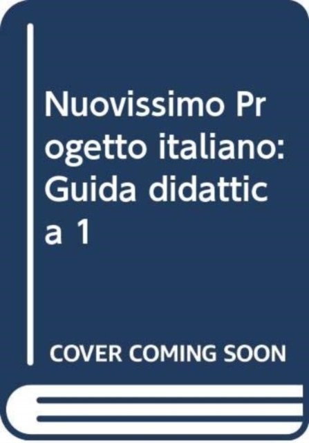 Cover for Telis Marin · Nuovissimo Progetto italiano: Guida didattica 1 (Paperback Book) (2022)