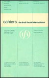 Cover for International Fiscal Association · The Tax Treatment of Interest in International Economic Transactions (Pocketbok) (1982)