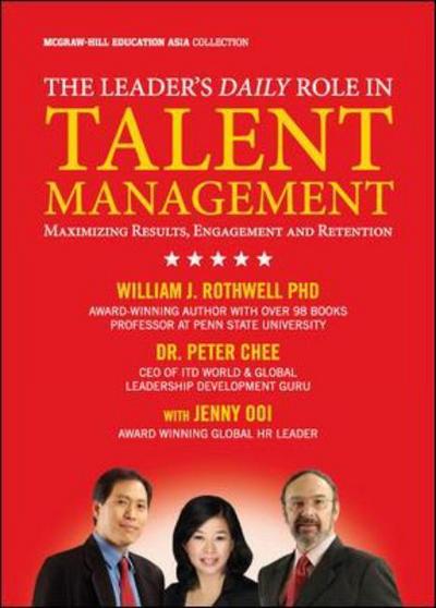 Cover for William Rothwell · The Leader's Daily Role in Talent Management (Hardcover Book) [UK edition] (2015)