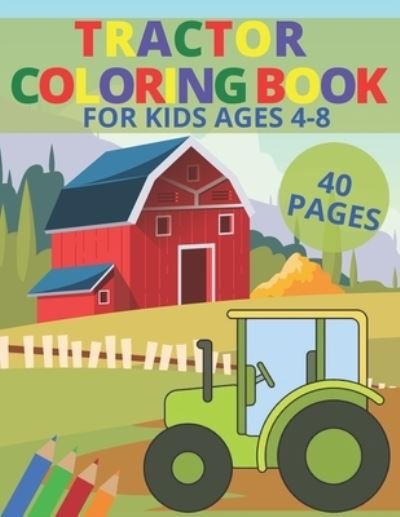 Cover for Pixi Jar · Tractor Coloring Book For Kids Ages 4-8 (Paperback Bog) (2020)