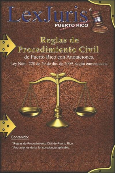 Cover for Juan M Díaz Rivera · Reglas de Procedimiento Civil de Puerto Rico con Anotaciones. (Paperback Book) (2020)