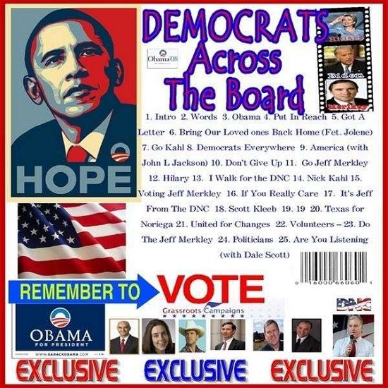 Cover for Dnc · Democrats Across the Board (CD) (2008)