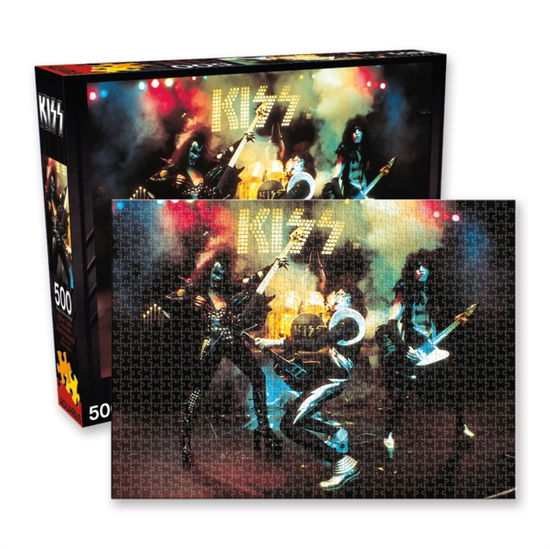 Kiss 500 Piece Jigsaw Puzzle - Kiss - Lautapelit - AQUARIUS - 0840391152601 - 