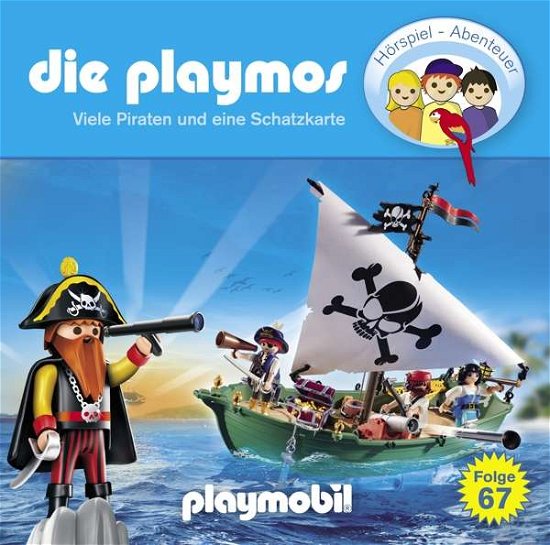 Cover for Die Playmos · Die Playmos-(67)viele Piraten Und Eine Schatzkarte (CD) (2019)