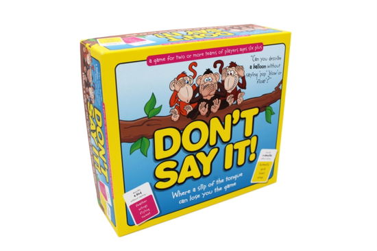 Don't Say It - - Jogo de tabuleiro - PAUL LAMOND GAMES - 5012822018601 - 30 de outubro de 2023