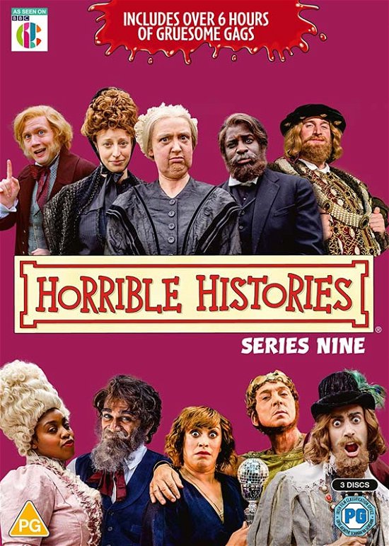 Cover for Horrible Histories Series 9 (DVD) (2022)