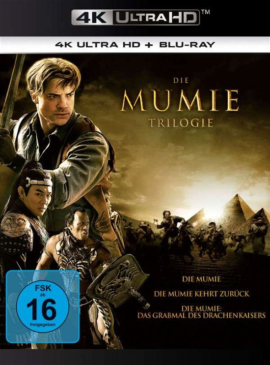 Cover for Brendan Fraser,rachel Weisz,john Hannah · Die Mumie Trilogie-die Mumie / Die Mumie... (4K UHD Blu-ray) (2020)