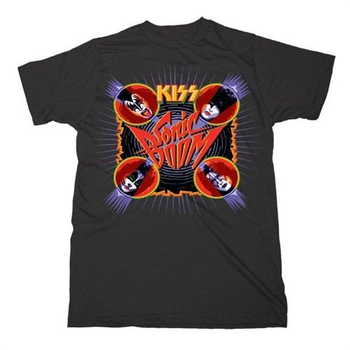 Cover for Kiss · Sonic Boom Album (T-shirt) [size S] (2010)