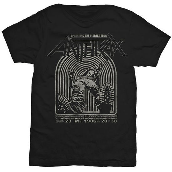 Anthrax Unisex T-Shirt: Spreading the disease - Anthrax - Fanituote - Global - Apparel - 5055979917601 - 