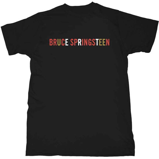 Cover for Bruce Springsteen · Bruce Springsteen Unisex T-Shirt: Logo (T-shirt) [size S] [Black - Unisex edition]
