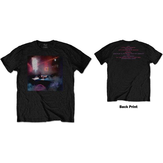 Cover for Prince · Prince Unisex T-Shirt: Watercolours (Back Print) (T-shirt) [size S] [Black - Unisex edition] (2019)