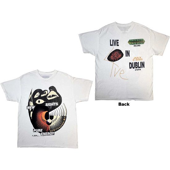 Travis Scott Unisex T-Shirt: Summer Run 2023 Dublin (Back Print & Ex-Tour) - Travis Scott - Merchandise -  - 5056737244601 - 