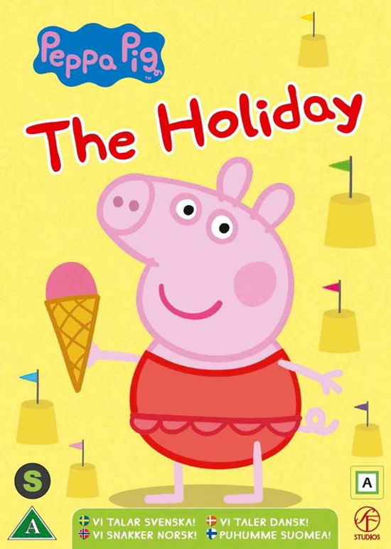 Cover for Peppa Pig - The Holiday · Gurli Gris - Ferie I Solen (DVD) (2017)