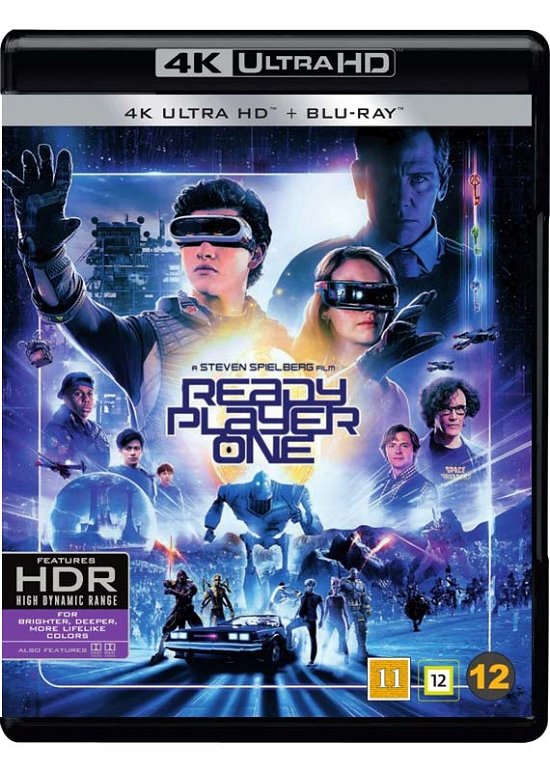 Cover for Ready Player One (4K UHD + Blu-ray) [4K edition] (2018)