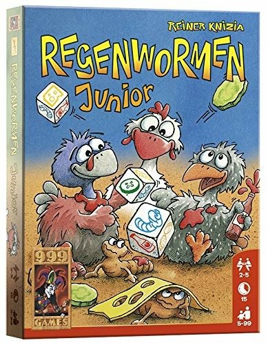 Cover for 999 Games · Regenwormen Junior (Legetøj)