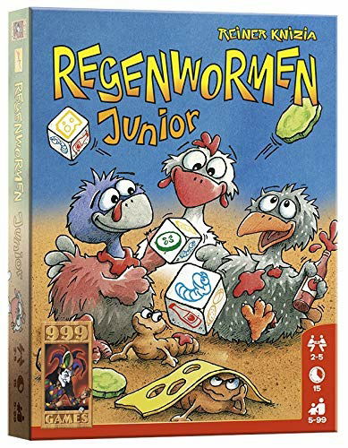 Regenwormen Junior - 999 Games - Produtos -  - 8719214421601 - 