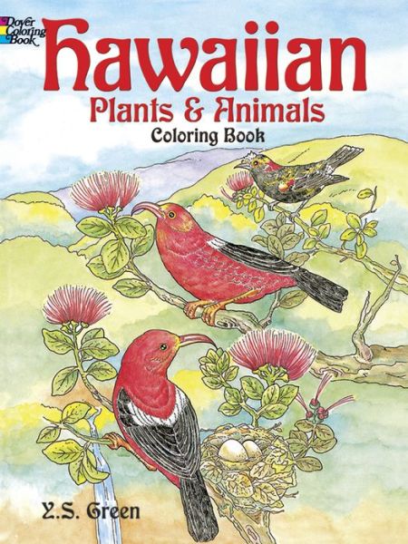 Cover for Yuko Green · Hawaiian Plants and Animals Colouring Book - Dover Nature Coloring Book (MERCH) (2003)