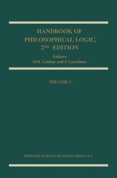 Cover for Dov M Gabbay · Handbook of Philosophical Logic - Handbook of Philosophical Logic (Innbunden bok) [2nd ed. 2001 edition] (2001)