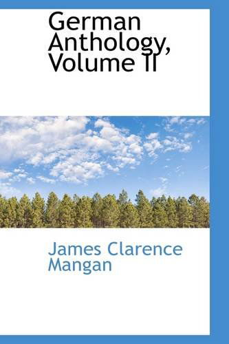 Cover for James Clarence Mangan · German Anthology, Volume II (Paperback Book) (2009)