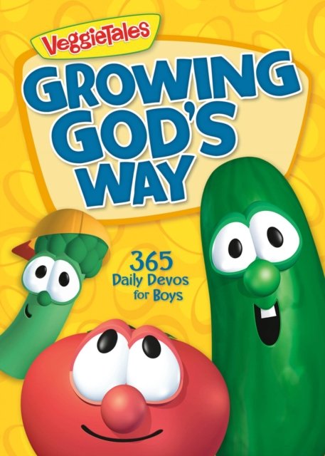 Cover for VeggieTales · Growing God's Way: 365 Daily Devos for Boys (Paperback Book) (2023)