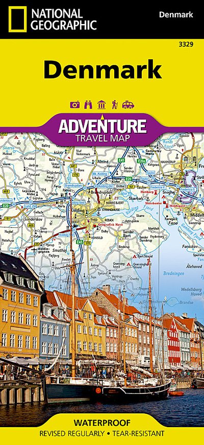Cover for National Geographic · Denmark (Landkart) (2022)