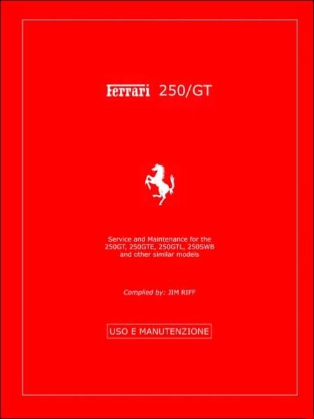 Cover for Jim Riff · Ferrari 250 GT (Paperback Book) (2006)