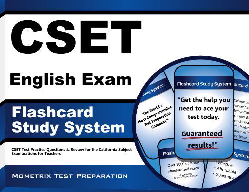 Cover for Cset Exam Secrets Test Prep Team · Cset English Exam Flashcard Study System: Cset Test Practice Questions &amp; Review for the California Subject Examinations for Teachers (Cards) (Paperback Book) [Flc Crds edition] (2010)