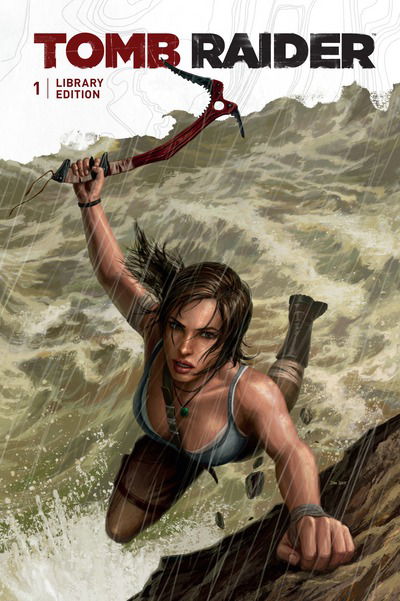 Cover for Gail Simone · Tomb Raider Library Edition Volume 1 (Hardcover Book) (2018)