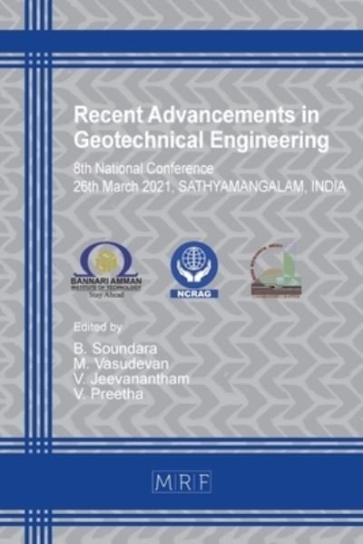 Cover for B Soundara · Recent Advancements in Geotechnical Engineering (Paperback Bog) (2021)