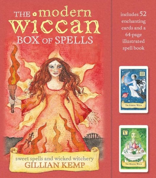 Cover for Gillian Kemp · The Modern Wiccan Box of Spells: Includes 52 Enchanting Cards and a 64-Page Illustrated Spell Book (Bog) (2018)