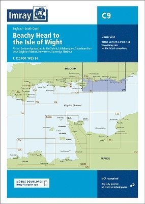 Cover for Imray · Imray Chart C9: Beachy Head to Isle of Wight - C Charts (Landkarten) [New edition] (2024)