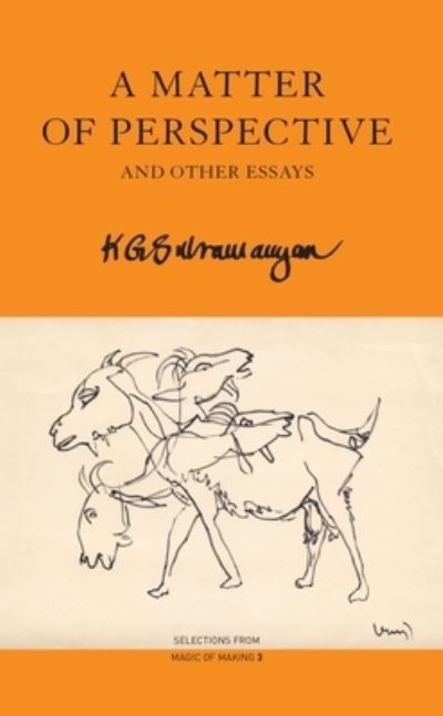 Cover for K. G. Subramanyan · A Matter of Perspective: and Other Essays - The India List (Paperback Book) (2025)