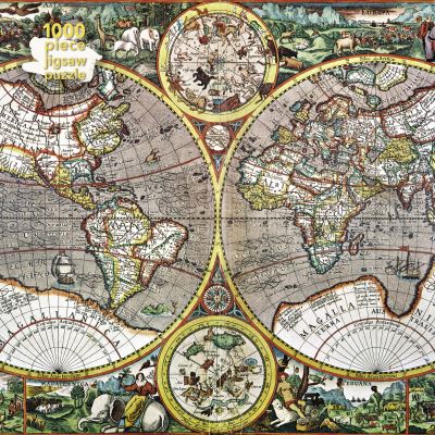 Adult Jigsaw Puzzle Pieter van den Keere: Antique Map of the World: 1000-piece Jigsaw Puzzles - 1000-piece Jigsaw Puzzles (SPILL) (2022)