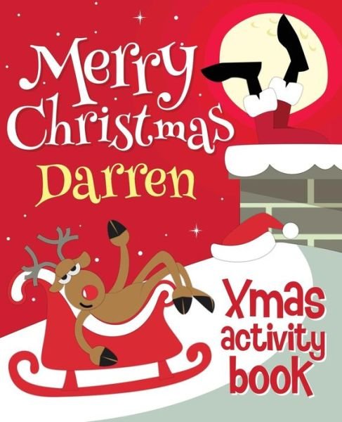 Cover for XmasSt · Merry Christmas Darren - Xmas Activity Book (Paperback Book) (2017)