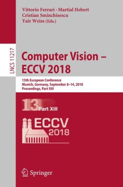 Cover for Computer Vision ECCV 2018 (Book) [1st ed. 2018 edition] (2018)